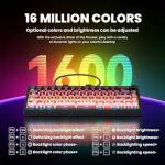 ZORNHER ST68 Wireless Ergonomic Split Mechanical Keyboard,65% Pink & Purple Custom Creamy TKL Keyboard with Knob,Lighted Up PBT Keycaps,Pre-lubed Clicky Switches,Hot-Swappable,RGB Backlit