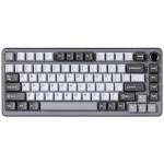 YUNZII B75 Mechanical Keyboard,75% Layout with Knob,Hot Swappable RGB Backlit Gasket Mounted, Creamy Typing, Double-Shot PBT Keycaps,Cherry Profile,for Win/Mac(Dark Grey, Milk V2 Linear Switch)