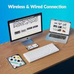 Keychron K4 Pro QMK/VIA Custom Wireless Mechanical Keyboard, Programmable Hot-swappable 100 Keys, RGB Backlight Wired Gaming Keyboard with K Pro Silent Red Switches for Mac/Windows/Linux