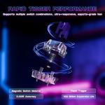 ATTACK SHARK R85 HE Wired Rapid Trigger Mechanical RGB Gaming Keyboard with Custom Lightbox,8KHz Polling Rate,0.005mm RT Accuracy,0.08MS Latency,Hall Effect,Magnetic Switch,Driver for PC-White Contour