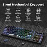 Rainy75 Wireless Gaming Keyboard QMK/VIA, Mechanical Keyboard, Bluetooth 5.0/2.4GHz/USB-C,Hot Swappable Custom Keyboard,Gasket Structure,Pre-lubed Linear Switches RGB Backlit ComputerKeyboards