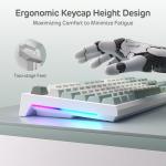 RK ROYAL KLUDGE C87 HE Rapid Trigger Gaming Keyboard, 75% TKL Wired RGB Mechanical Keyboards, Hall Effect Magnetic Switch Keyboard w/Actuation Point Adjustable, 8K Hz Polling Rate, for FPS Gamer