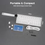 EPOMAKER Luma40 Low Profile Mechanical Keyboard with QMK/VIA & CNC Metal, Transparent PC Keycap, Hot-Swap, Kailh Linear Switch, 2.4Ghz/BT/USB, 40% Wireless Gaming Keyboard for Mac/Win