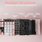 CORBOBO LINGBAO K108 Pro Wireless Mechanical Keyboard with Screen & Knob, Full Size Creamy Keyboard with Number Pad, 10000mAh Battery, PBT Keycaps, RGB Backlit, Hot-swappable Gaming Keyboards