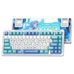 LINGBAO K75 Wireless Mechanical Keyboard, 75% Anime Gaming Keyboard with 10000mAh Battery, Hot-Swappable Pre-Lubed Switches, RGB Backlit, PBT Keycaps, Creamy Sounding Computer Keyboards for PC/Mac/Win