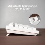 Keychron K4 Pro QMK/VIA Custom Wireless Mechanical Keyboard, Programmable Hot-swappable 100 Keys, RGB Backlight Wired Gaming Keyboard with K Pro Silent Red Switches for Mac/Windows/Linux