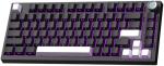 Keymatic Wireless Mechanical Keyboard,75% Hot Swappable Custom Keyboard with Knob,RGB Backlit,Side Printed PBT Keycaps,2.4GHz/USB-C/BT5.0 Mechanical Gaming Keyboards