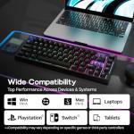 EPOMAKER Magcore65 Lite Wireless Analog Keyboard, DKS & SOCD, 8K Polling Inductive Switch, PC & PBT Keycap, Hot-Swap, RGB, 2.4G/BT, 65% Layout Gaming Keyboard
