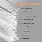 nuphy Air75 V3 Hot Swappable Wireless Mechanical Keyboard, 84 Keys 75% Custom Low Profile Keyboard with Knob, RGB Backlit, Gasket Mounted, Support Bluetooth/2.4GHz/USB-C,White-Red Nano