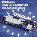 NACODEX AK35I V4 Customizable Wireless Gaming Mechanical Keyboard, Wired/Wireless 2.4G/BT, Gasket Structure, 10000mAh Battery, Full-Color RGB, 1.14-inch Color Screen, Knob, Multi-Function Keys.