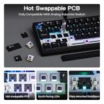 EPOMAKER Magcore65 Lite Wireless Analog Keyboard, DKS & SOCD, 8K Polling Inductive Switch, PC & PBT Keycap, Hot-Swap, RGB, 2.4G/BT, 65% Layout Gaming Keyboard