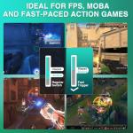 AULA WIN68 HE Mechanical Gaming Keyboard 60%, Hall Effect Magnetic Switch, Fast Trigger Mode Adjustable Actuation, 8000Hz Polling Rate, RGB Backlit, Wired White Keyboard for Laptop/PC Gamer