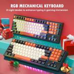 RisoPhy RGB Gaming Keyboard with Hot-Swap Keys