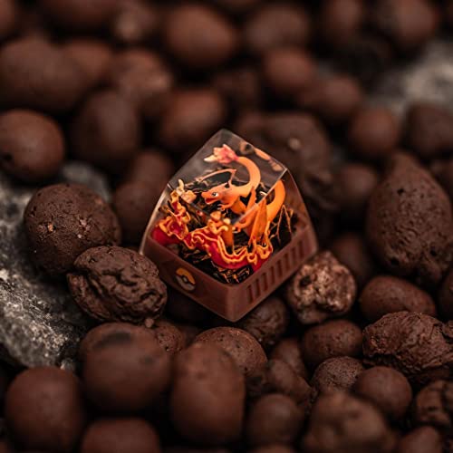 Handmade Japanese Resin Keycaps - Transparent R1/Esc