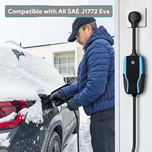 PION POWER 40Amp Flex-AC EV Charger with 22 Ft Cable