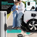 AIMILER Level 2 Electric Vehicle (EV) Charger(WIFI APP/Plug-play), 32A, 25ft Cable ETL Certified, 220V-240V NEMA 14-50P Plug EVSE w/ J1772 Connector, Portable EV Car Charging Stations for Home Level 2