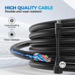 EVDANCE Level 1&2 EV Charger, Electric Vehicle Portable Charger with 25FT Cable, Home EV Charging Station for J1772 Electric Cars, 16Amp 110V-240V, NEMA 6-20 & NEMA 5-15 Plug