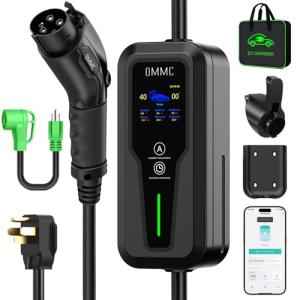 OMMC 40A Portable Level 2 EV Charger 25FT