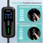 OMMC 40A Portable Level 2 EV Charger 25FT