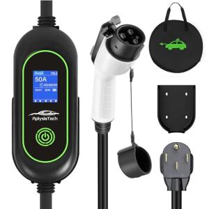 AplysiaTech Level 2 Fast EV Charger with 25ft Cable