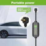 EVMaster Level 2 Portable EV Charger, 32Amp