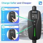 SEGUMA 40Amp Level 2 EV Charger with 25FT Cable