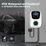 Tera for Tesla Electric Vehicle (EV) Charger: Level 2 J1772 2024 Fully Upgraded ETL Energy Star 48A with Manual Setting Amps & Schedule on Unit 240V