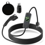 Toptoo J1772 Portable EV Charger Level 1+2 Electric Car Charger 6-20P 16A Power Plug 3.5KW 110V-240V(Applicable to Household Electricity)