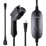 Asani Level 1 & 2 EV Charger - Type 1-110-240V at 16 Amps - 16.5ft Portable Electric Vehicle EV Charger with NEMA 6-20 with NEMA 5-15 Adapter Plug for J1772 Electric Cars