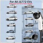 LiftSun Portable EV Charger Level 1+2, 16 Amp