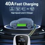 Tera Level 2 EV Charger J1772, 40 Amp, 25 FT