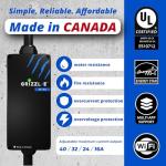 Grizzl-E Mini Connect Level 1-2 Portable Electric Vehicle (EV) Charger up to 40 Amp, UL Certified, Indoor/Outdoor Electric Car Fast Charging Station, NEMA 14-50 Plug, 25 feet Cable, J1772 Connector