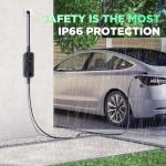 Morec Level 1 EV Charger, Electric Vehicle Portable Charger with 20FT Cable, Home Electric Vehicle Charging Station, 110V 15A, NEMA5-15P SAE J1772