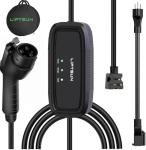 LIFTSUN Level 1+2 EV Charger, 16 Amp 120V or 240V, Portable Electric Vehicle Charging Station with 25Ft Charging Cable NEMA 6-20 Plug NEMA 5-15P Adapter,Home EV Charger for SAE J1772 Standard