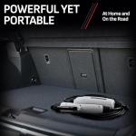 Schumacher Electric Level 1 Portable EV Charger with J1772 Connector, SEV1670, NEMA 5-15P Plug, 20-Foot Charging Cable, 12 Amps, 120 Volts, Gray, 1 Unit