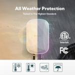 RIPPLEON Level 2 EV Charger 48 Amp 11.5KW J1772 Hardwired 240V Home Electric Car Charger Smart WiFi Enabled Electric Vehicle Charging Station ETL FCC EnergyStar Certified with 25ft Cable White