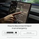 EVJECT Escape Connector 2.0 - Electric Vehicle NACS Charger Connector for Safe Emergency Breakaway - Compatible with Model Y/3(Post 2019) & Non-Tesla NACS EVs - Level 1, 2 & DC Fast Charging