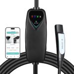 Lectron Level 2 Tesla Charger (WiFi Version) - 240V, 40 Amp, NEMA 14-50 Plug, 16 ft Extension Cord - Portable Electric Car Charger for Tesla - Compatible with All Tesla Models 3/Y/S/X