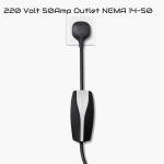 Primecomtech Tesla EV Mobile Charger Connector 110-220 Volt 7KW 32 Amp with NEMA 5-15 & 14-50 Plugs