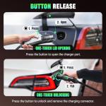 Tera 2025 New Level 2 Charger for Tesla 40A 25FT NACS ETL FCC Most Compact NEMA 14-50 Plug & NEMA 5-15 Level 1 Waterproof Patent IP66 Lightweight Portable EV Charger for Tesla Y/3/S/X Cybertruck P04