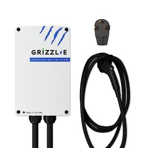 Grizzl-E Classic, Level 2 240V / 40A Electric Vehicle (EV) Charger, UL Certified, Metal Case Enclosure, Indoor/Outdoor Electric Car Fast Wall Charging Station, NEMA 6-50 Plug, Avalanche Edition
