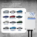 Grizzl-E Classic, Level 2 240V / 40A Electric Vehicle (EV) Charger, UL Certified, Metal Case Enclosure, Indoor/Outdoor Electric Car Fast Wall Charging Station, NEMA 6-50 Plug, Avalanche Edition