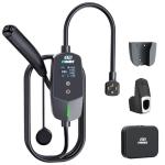 EVDANCE Level 2 EV Charger for Tesla Models, 24Amp 240V NEMA 14-30 Plug, 25FT Cable with Remote-Open Charge Port, 6-24A Adjustable EV Charging Station for Home/Garage Use, IP66 Waterproof