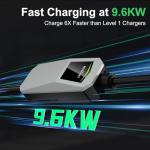 MUSTART Level 2 Tesla Charger, 40A Portable EV Charger with NEMA 14-50 Plug – Unlocking Convenience with One-Touch Release, Compatible with All Tesla Models & Cybertruck
