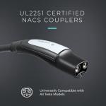 Lectron Tesla (NACS) V-Box Pro Electric Vehicle Charging Station (WiFi) 48 Amp with App Control - Level 2 EV Charger (240V) with NEMA 14-50 Plug/Hardwired Compatible with All Tesla Models S/3/X/Y