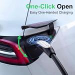 MUSTART Level 2 Tesla Charger, 25A Portable EV Charger with NEMA 14-30 Plug, 22 ft Cable – Unlocking Convenience with One-Touch Release, Compatible with All Tesla Models & Cybertruck