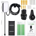 EVCHANGO Level 2 EV Charger, 48 Amp & 240V EV Charger Level 2, NEMA 14-50 Plug, Metal Case Enclosure, Indoor/Outdoor, Tesla Adapter EV Level 2 Charger, 2.4GWiFi/RFID/App Level 2 EV Charger 25' Cord