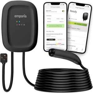 Emporia Level 2 EV Charger with 25ft Cable