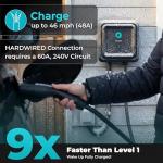 EVIQO Level 2 Hardwired EV Charger, 48 Amp