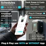 EVIQO Level 2 Hardwired EV Charger, 48 Amp